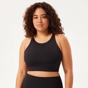 Girlfriend Collective Topanga Halter Bra - Size L